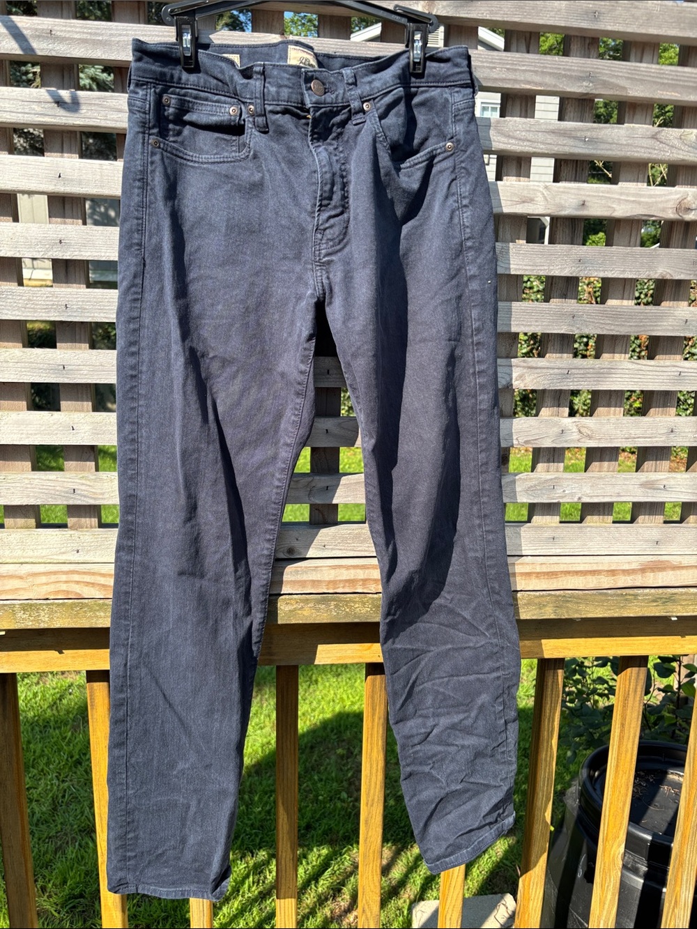 J. Crew Men's Straight-Leg Jeans in Dark Navy